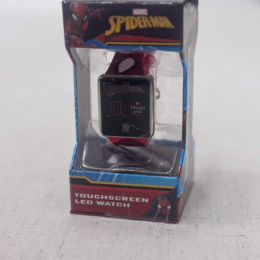 Marvel Spider-Man Red and Black Kids Touchscreen LED Watch - Picture 9 of 9